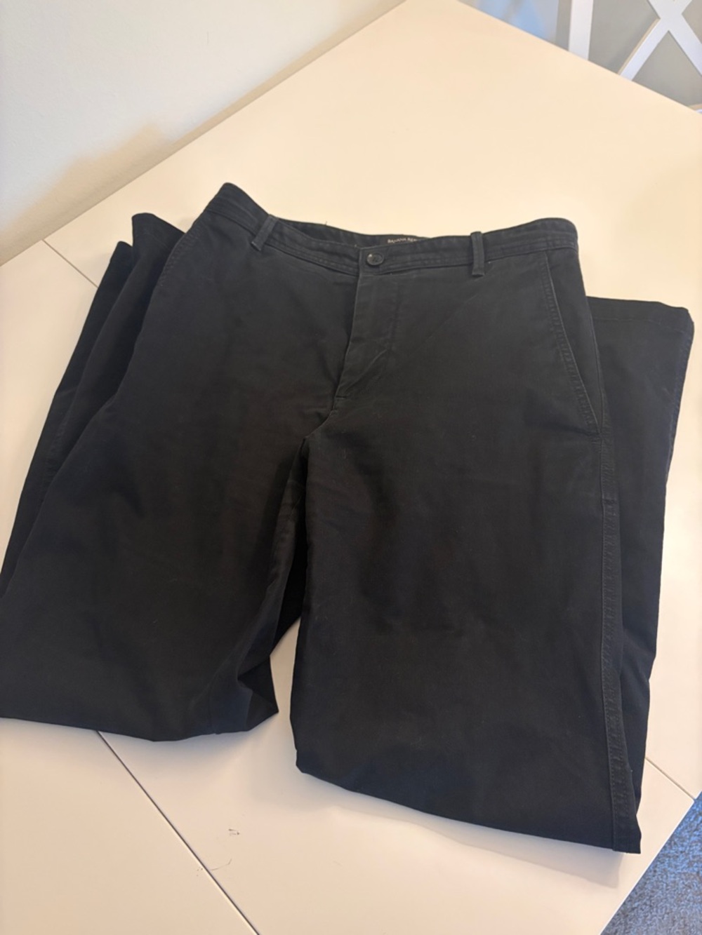 Banana Republic High Rise Authentic Black Chino